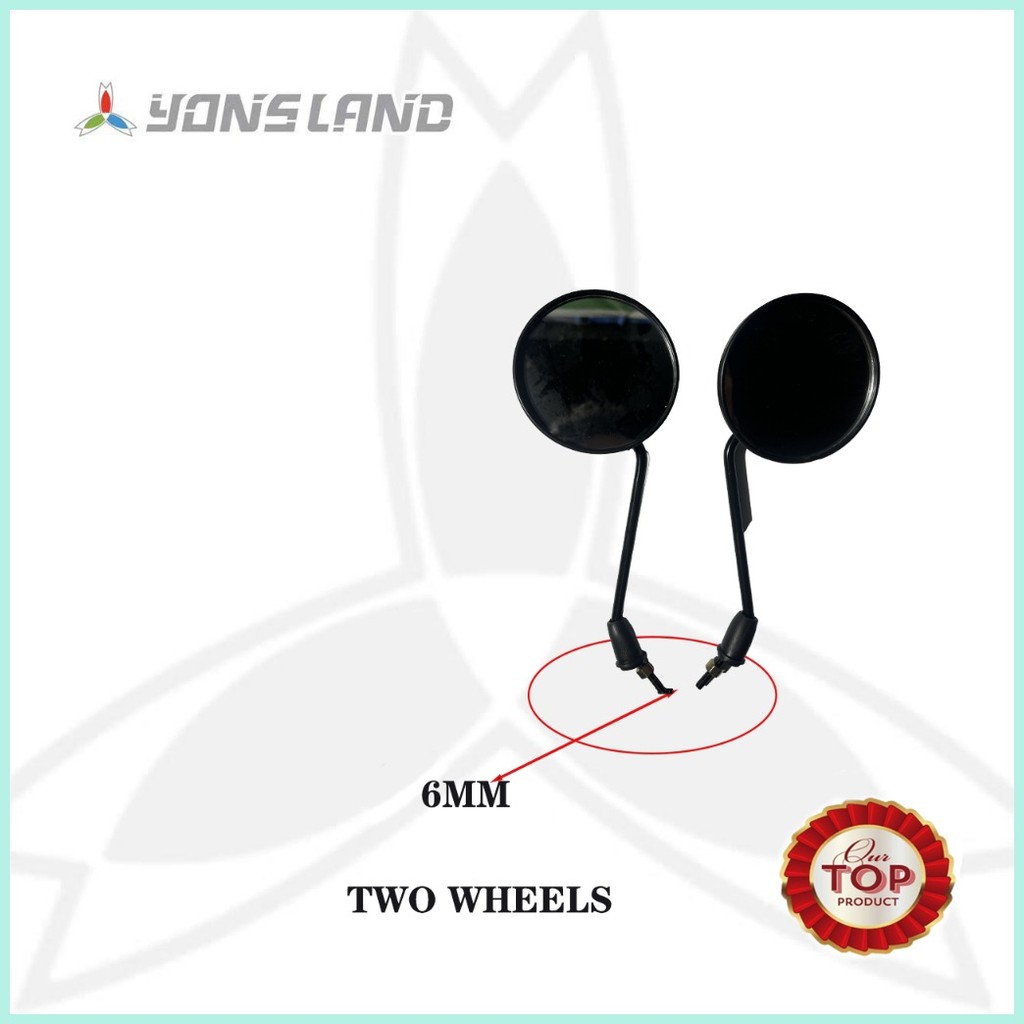 E-BIKE Two wheel Reflectors 6MM And 8MM 1PAIR Side Mirror For Yonsland ...