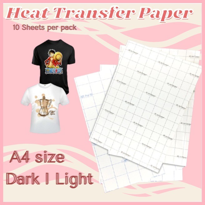 Transfer Paper A4 size (Dark and Light) (10pcs per pack) Jet Pro SS ...