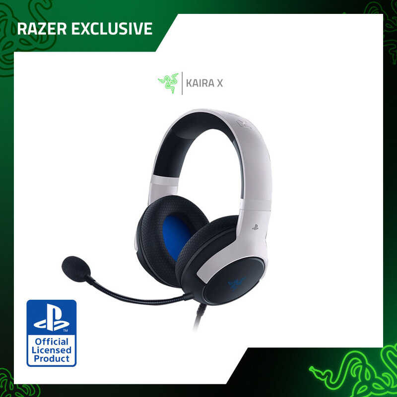 Razer Kaira X - Licensed Playstation 5 Wired Gaming Headset (Ps5 & PC ...