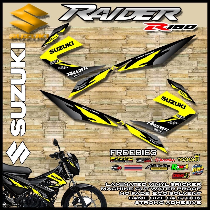 RAIDER 150 REBRON CARB DECALS STICKER WITH FREEBIES NEW DESIGN | Shopee ...