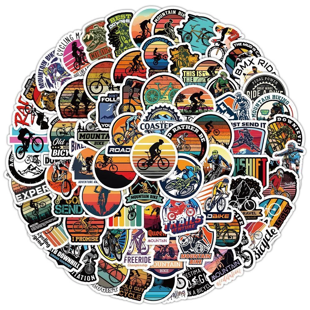 INTNERSON Sticker 1pcs Waterproof Bicycle Stickers MTB Bike Sticker ...