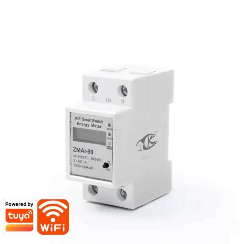 Tuya Smart WiFi Electric Home Remote Meter Reading Single Phase Rail ...