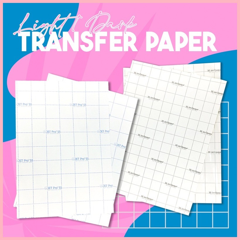 US 3G Dark Transfer Paper A4 Size - Using Pigment Ink (10 sheets ...