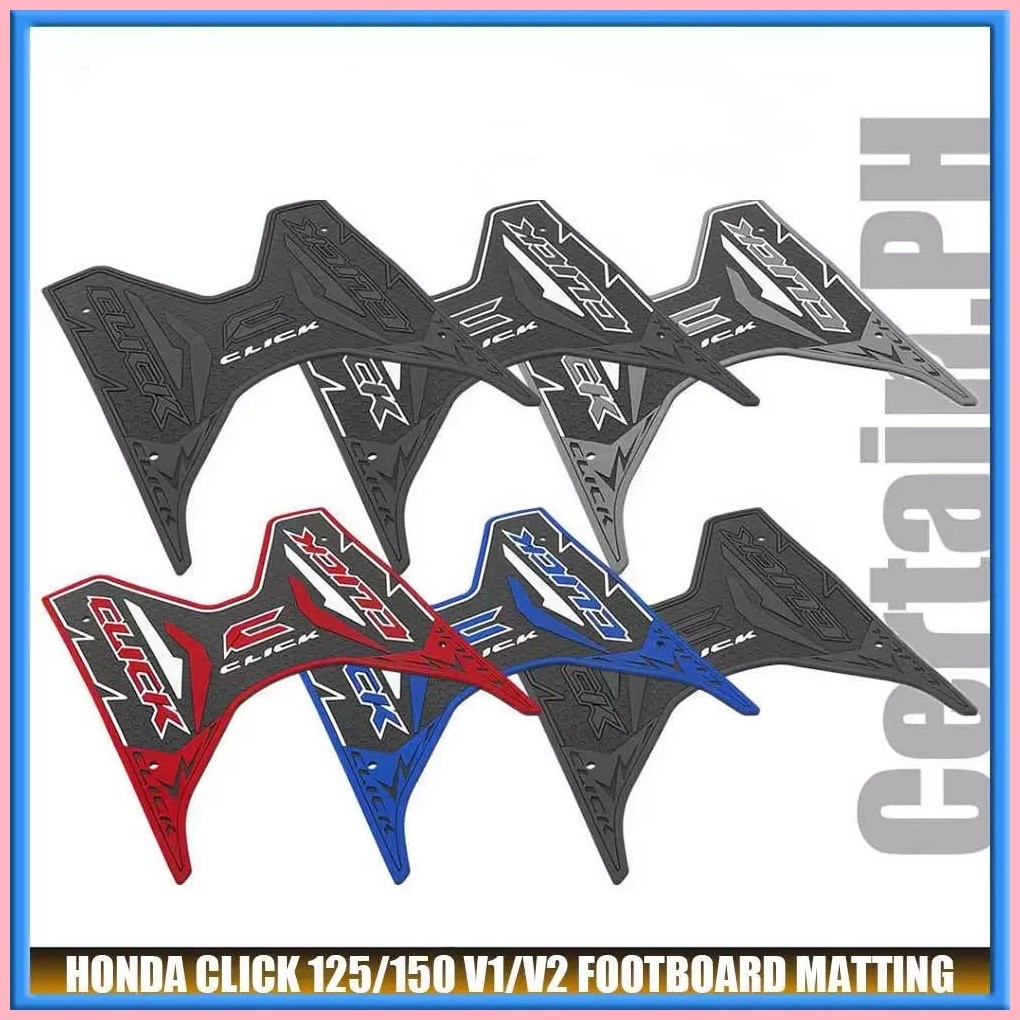  Honda Click 125i /150i Footboard Rubber Matting With Bolts For CLICK Illustration 