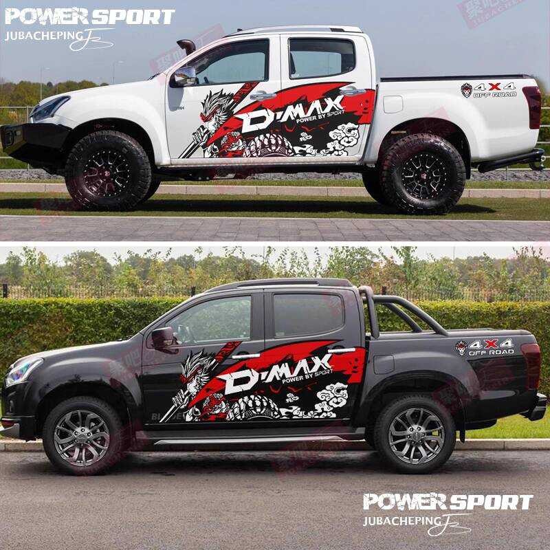 Jiangxi Isuzu D-Max Pickup Truck Stickers Decals DMAX Tailing Qingling ...
