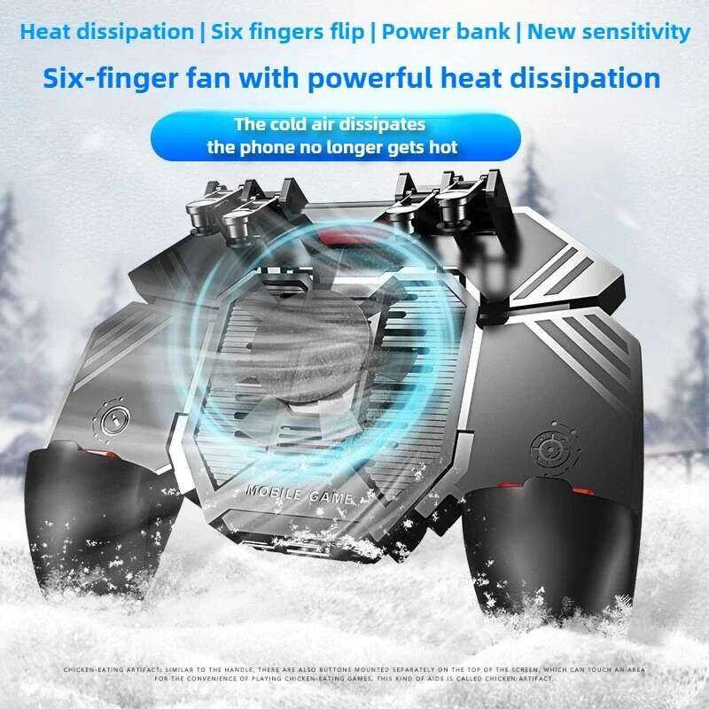 MEMO Ak77 Mobile Phone 6 Finger Gamepad Joystick Controller With ...