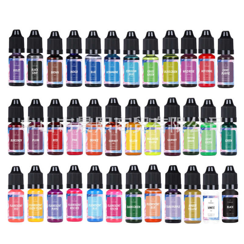 36 Colors Handmade Candle Color Essence Pigment Highly Concentrated ...