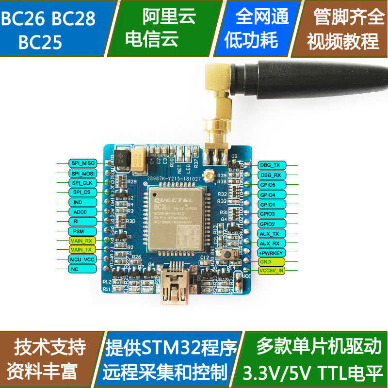 Quectel NBIOT Development NB-IoT Core Board NB Module BC28 Full Netcom ...