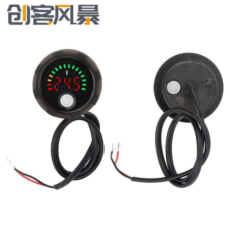 DC7-100V Voltage and Current Indicator High Precision Two-Wire Circular ...