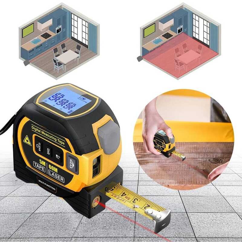 2E High-Precision 2 Tape Measure LED Display Cross-E 3 In 1 Electronic ...