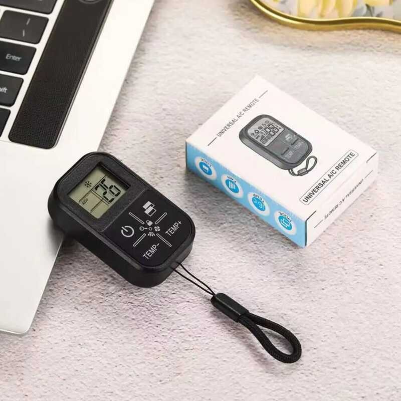 NEW Mini Universal AC Remote Control With Temperature Display Cr2032 ...