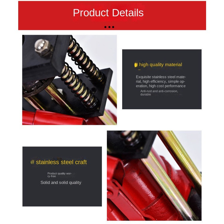 Heavy Duty Hydraulic Crimping Tool 6/8 Slot Dies With Ferrule Valve ...