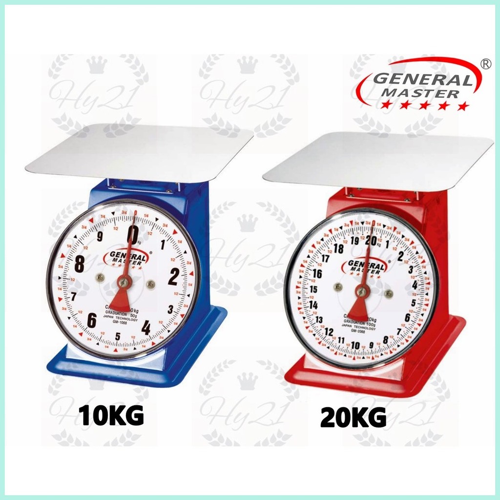 General Master Weighing Scale/Table Scale Dial Spring Scale 10 Kg Flat ...