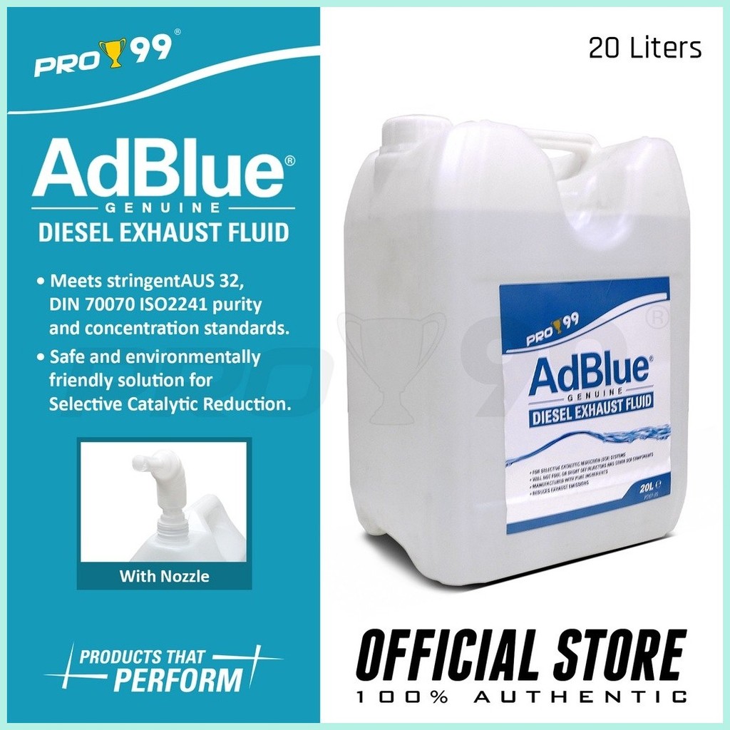 PRO 99 Adblue Diesel Exhaust Fluid (DEF) 10 20 Liters Pro99 PDEF-20 ...