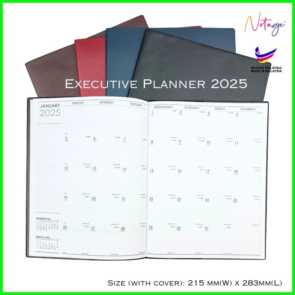 Executive Planner 2025 A4 Size Corporate Planner Planning Column ...