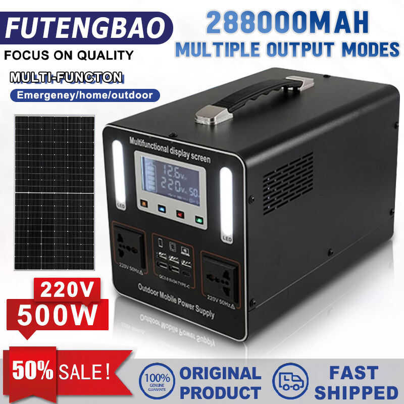 500W 288000Mah Station Outdoor 220V Fast Charge Mobile Large Capacity ...