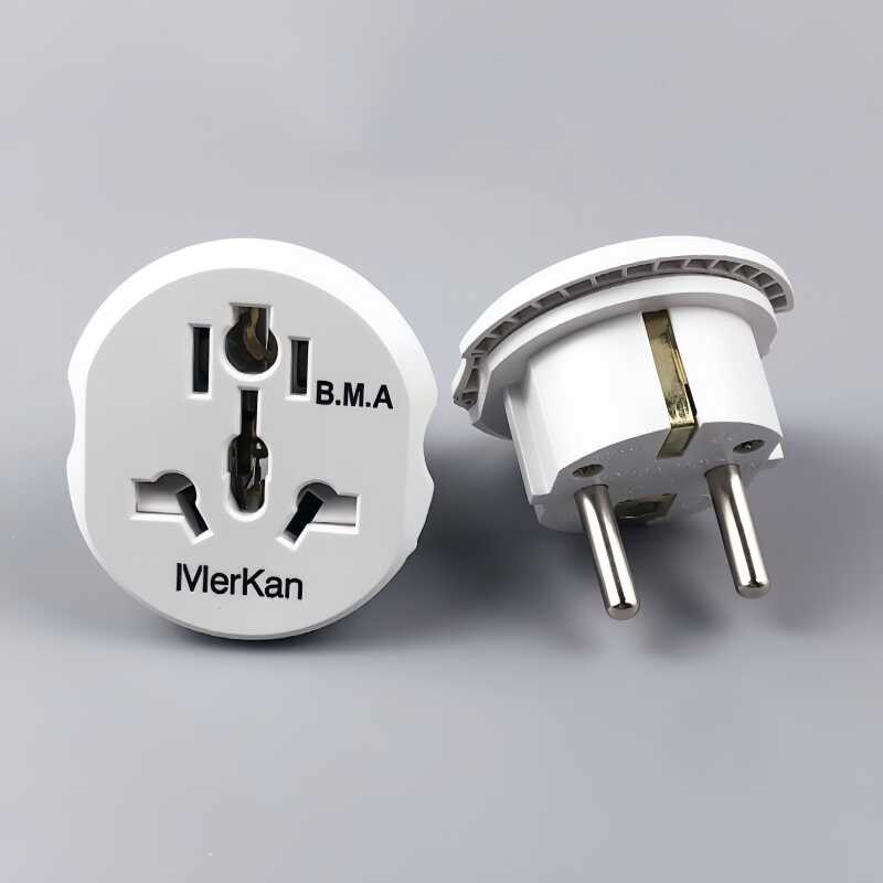 ☑♥ German Standard European Plug Germany Russia France Korea Power ...