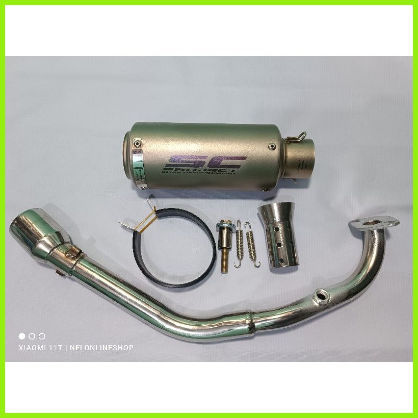 Sc Project with Elbow Stainless for Honda Pcx 160 | Shopee Philippines