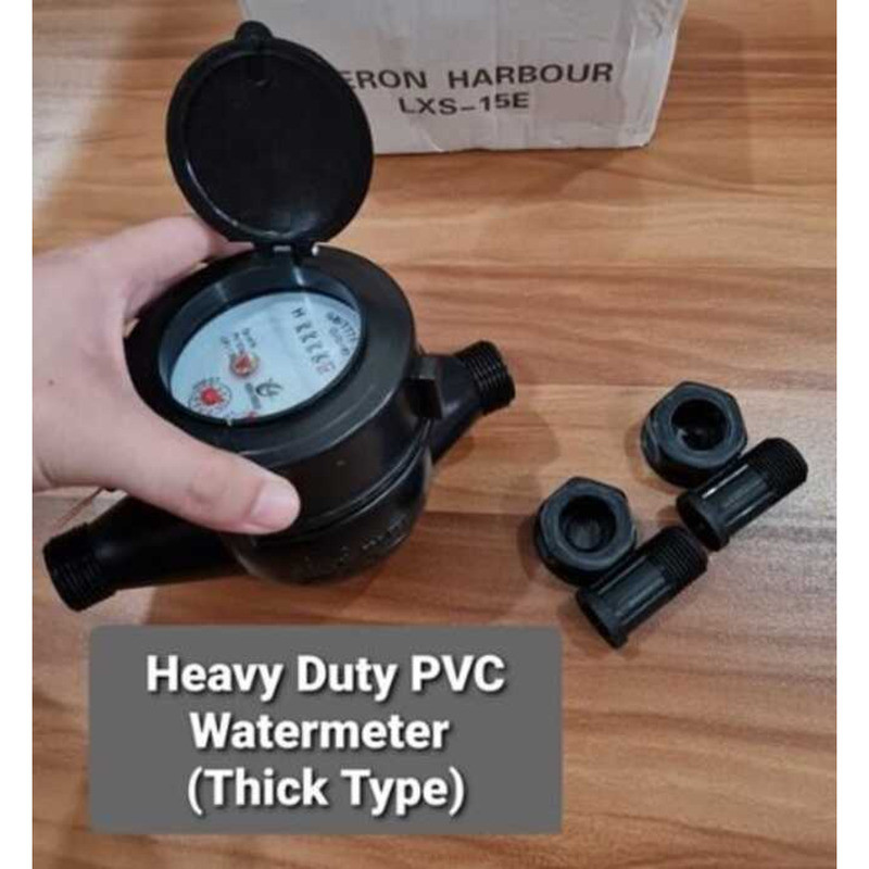 PVC Water Meter Heavy Duty Thick 1/2
