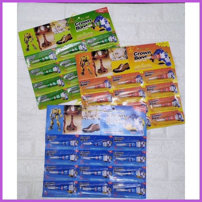 ⚾︎ CROWN BOND INSTANT GLUE 12pcs | Shopee Philippines