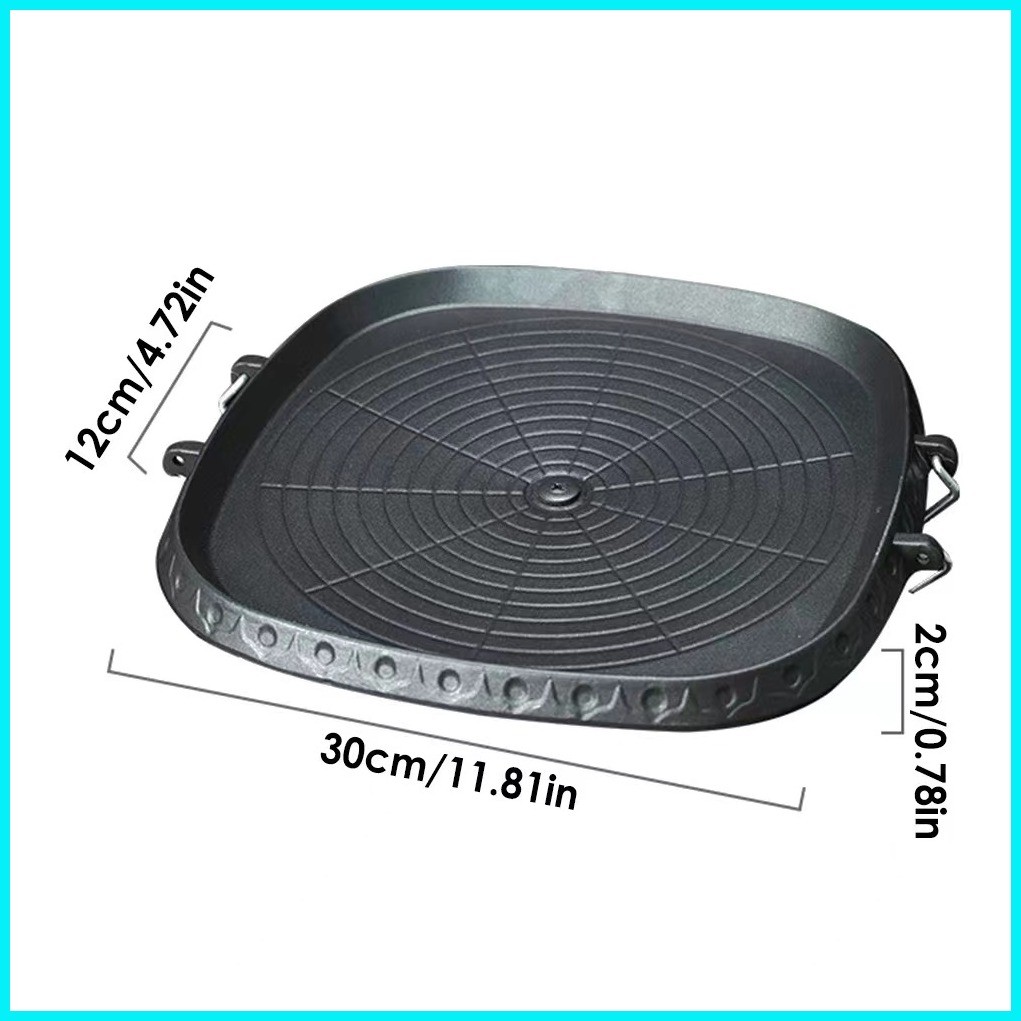 Removable Drip Tray Non-Stick Barbecue\BBQ Grill Tray, 30cm Square ...