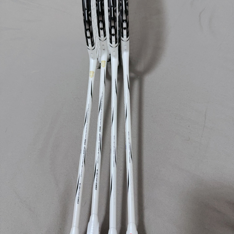 New YONEX NANOFLARE 1000Z White Badminton Racket Full Carbon Single 4U ...