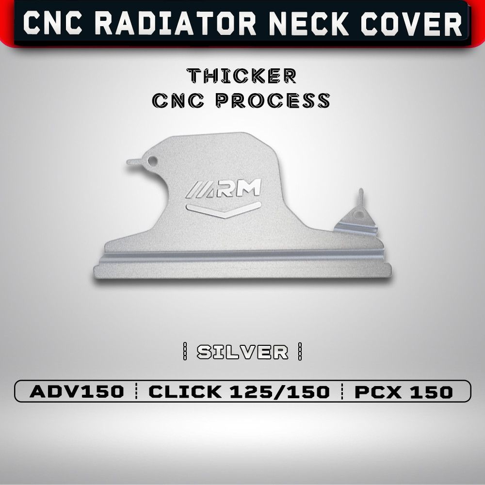 Radiator Neck Cover Full CNC Alloy Thicker For Click 125/150/ ADV 150 ...