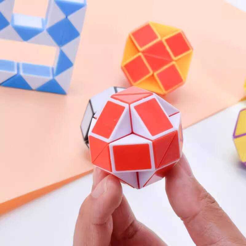 Colorful Transformable Mini Magic Ruler 24 Segments Cube Small Size ...