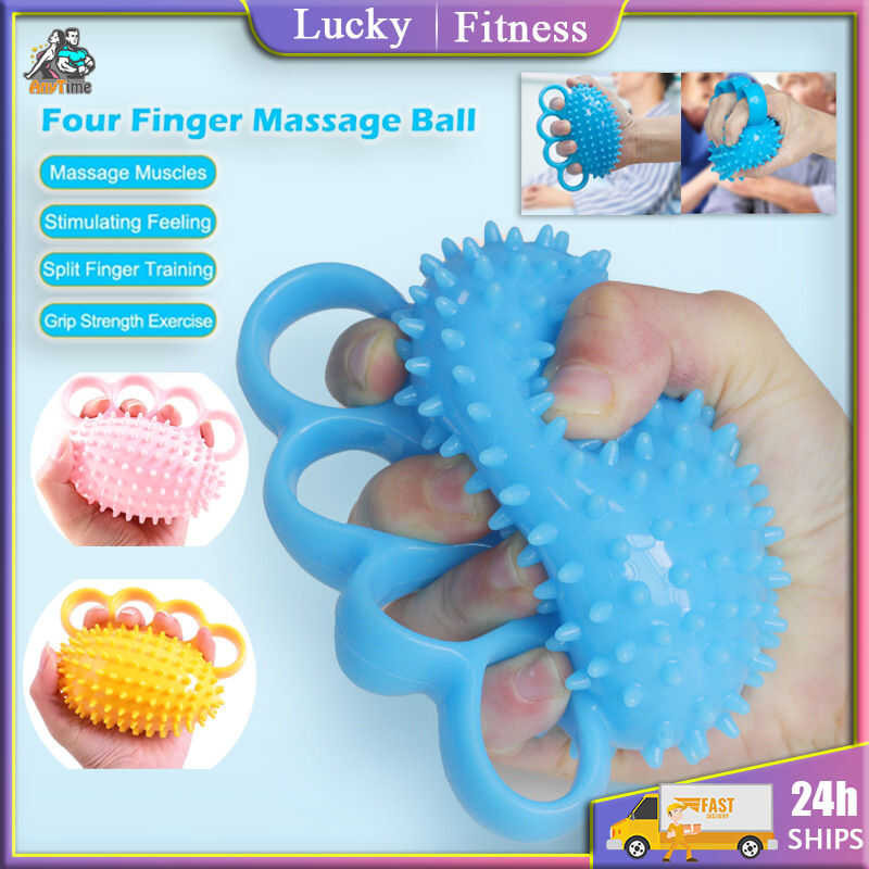 Grip Four Exercise Massage Finger Hand Squeeze Reliever For Strength ...