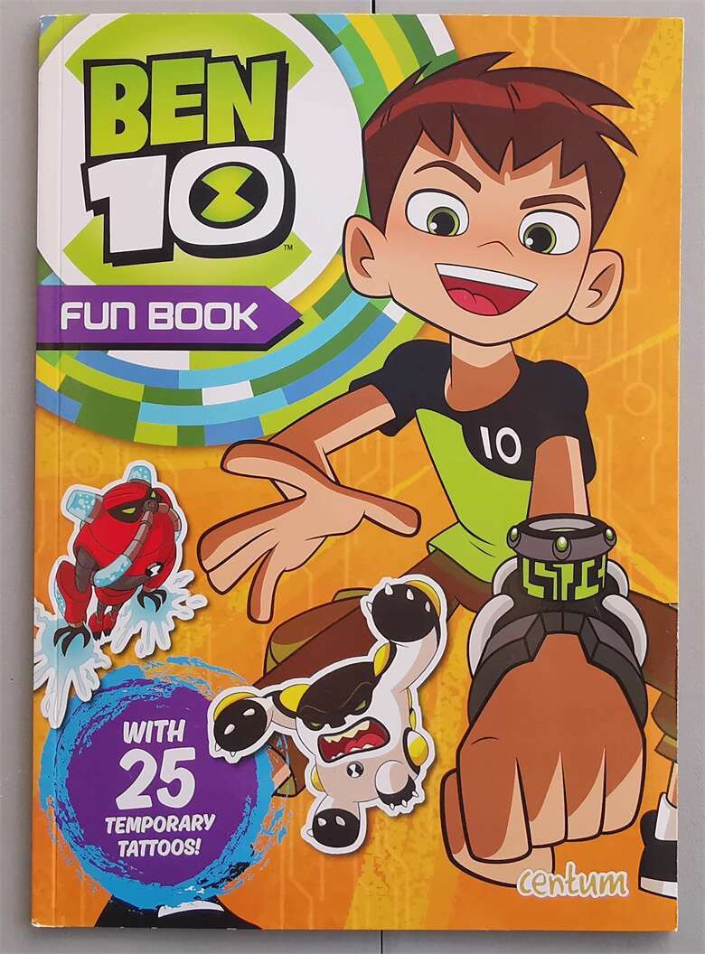 ☑♥ Original English Children's Book with Small Stickers Ben 10 Fun ...