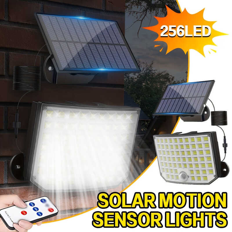 Outdoor LED Solar Light Ip65 Waterproof With Motion Sensor Floodlight ...