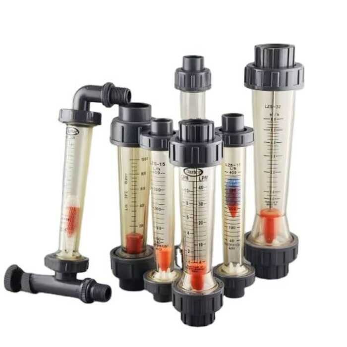 Dh4500 Elbow Fittings PVC Plastic Embedded Water Flow Meter For ...