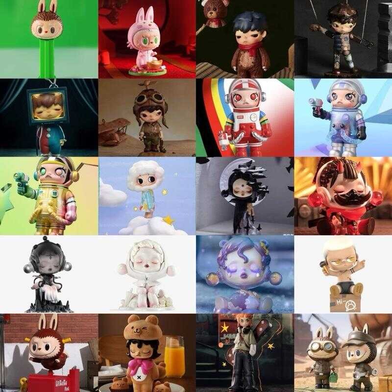 Pop Mart Labubu| Hirono| Skullpanda| Kubo.| Nyota| Peach Riot Secrets ...