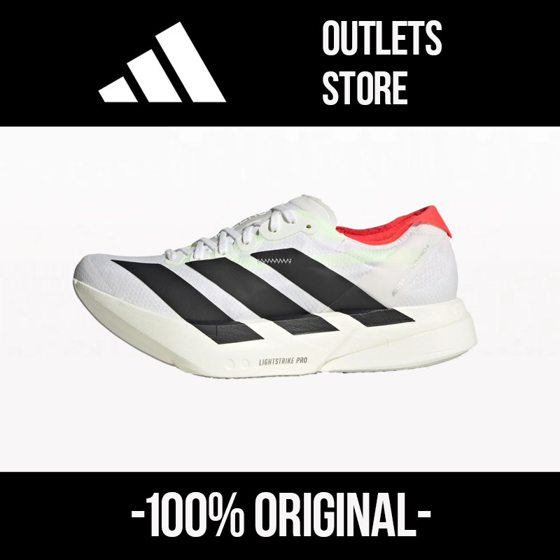 Adidas Adizero Adios Pro 4 Low Cut Running Shoes Unisex Puti Itim ...