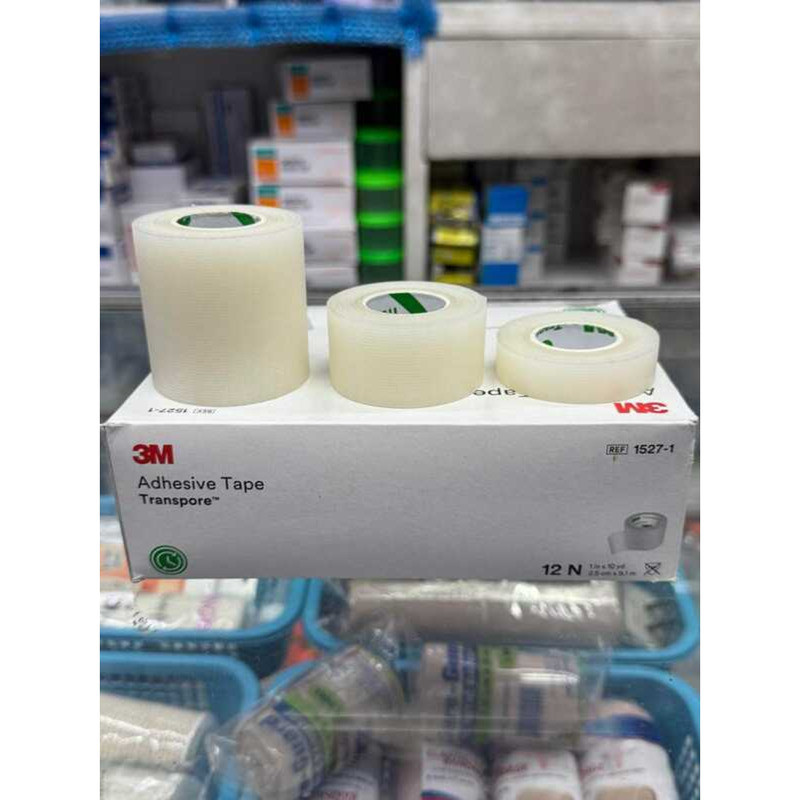 Transpore Tape, Surgical Tape 1 Inch, 1/2 Inch & 2 Inches - 3M Brand ...