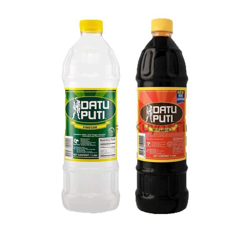 Soy Sauce Vinegar 1 Liter Datu Puti & Sier Swan | Shopee Philippines