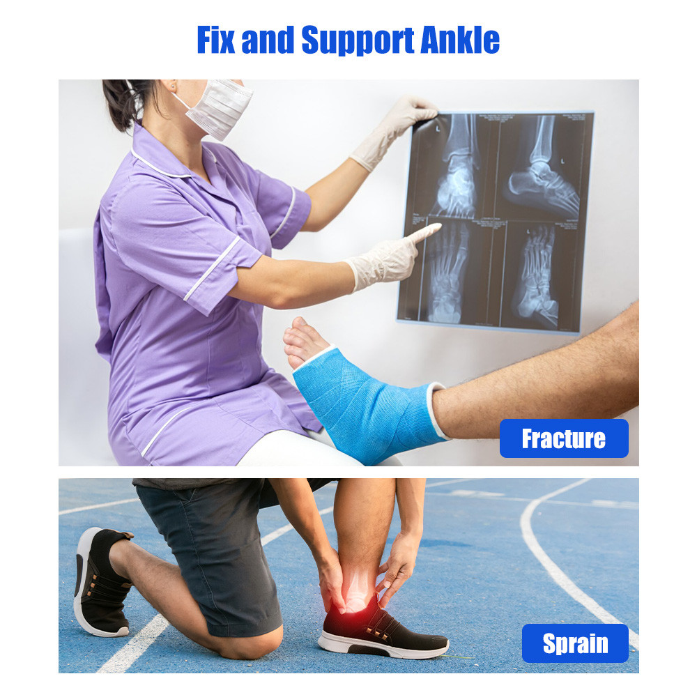 Ankle Joint Varus Valgus Calf Fixer Breathable Leg Feet Support Left ...