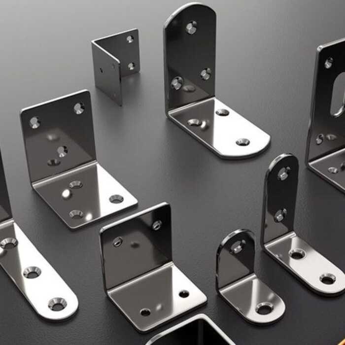 Stainless Steel 90 Degree Right Angle Fixing Bracket Triangle Iron ...