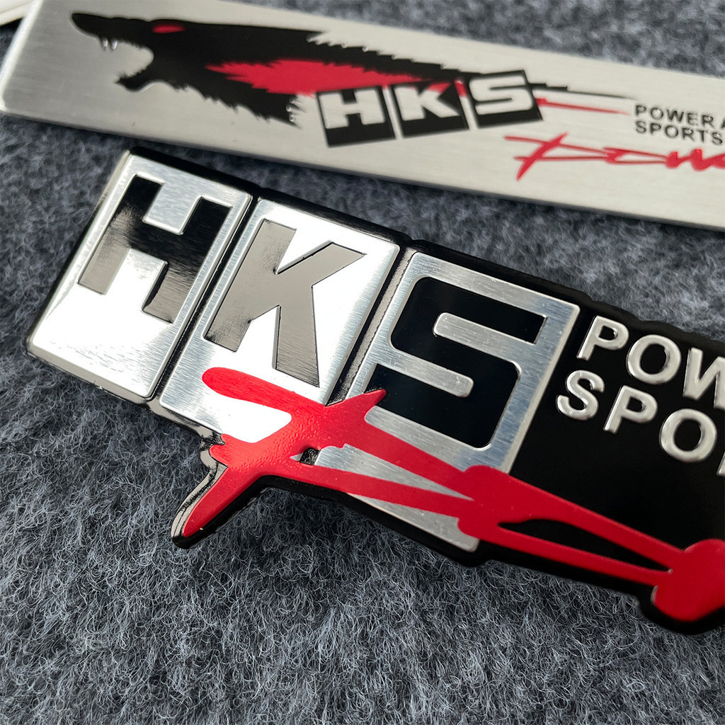 3D HKS Metal Logo Car Accessories Modified Emblem Sticker Auto Side ...