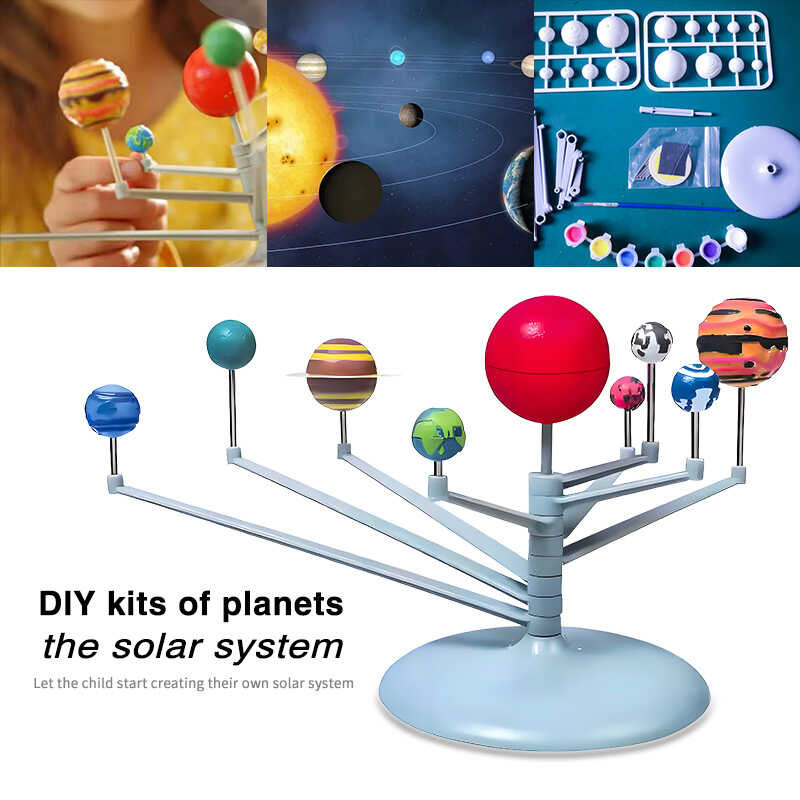 DIY Solar System Nine Planets Planetarium Model Kit Astronomy Science ...