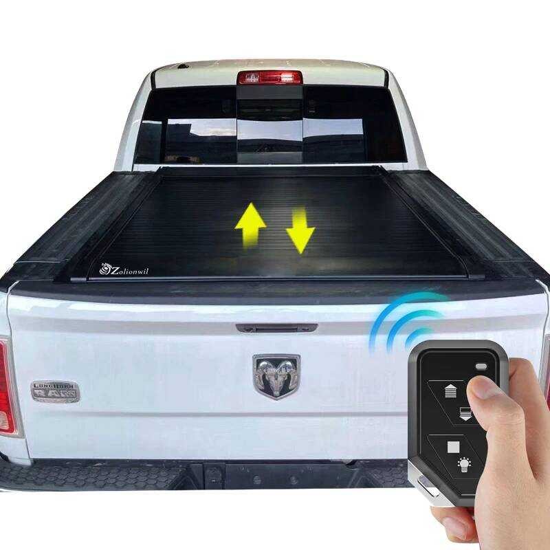 Retractable Zolionwil Truck Bed Dakota Pickup Tonneau Cover Electric ...