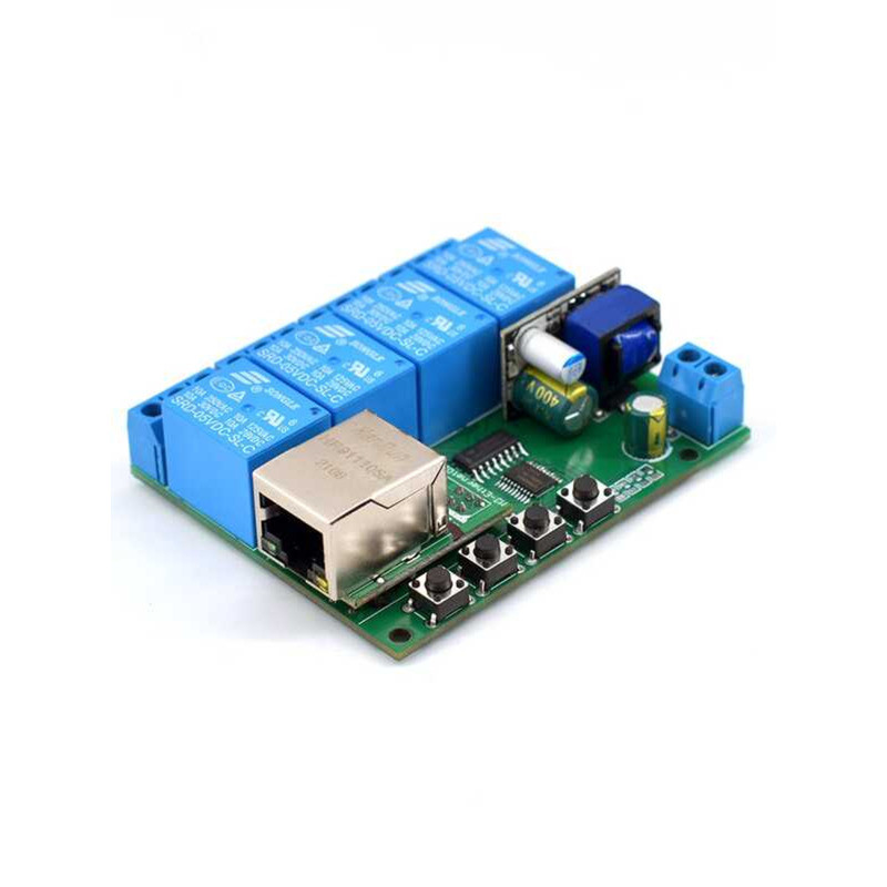 4-Way TCP Serial Port RJ45 Ethernet Secondary Development Remote ...