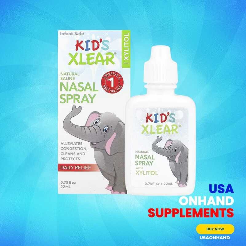 USA Onhand | Xlear, Kid's Xlear®, Natural Saline Spray ( Allergy, Sinus ...