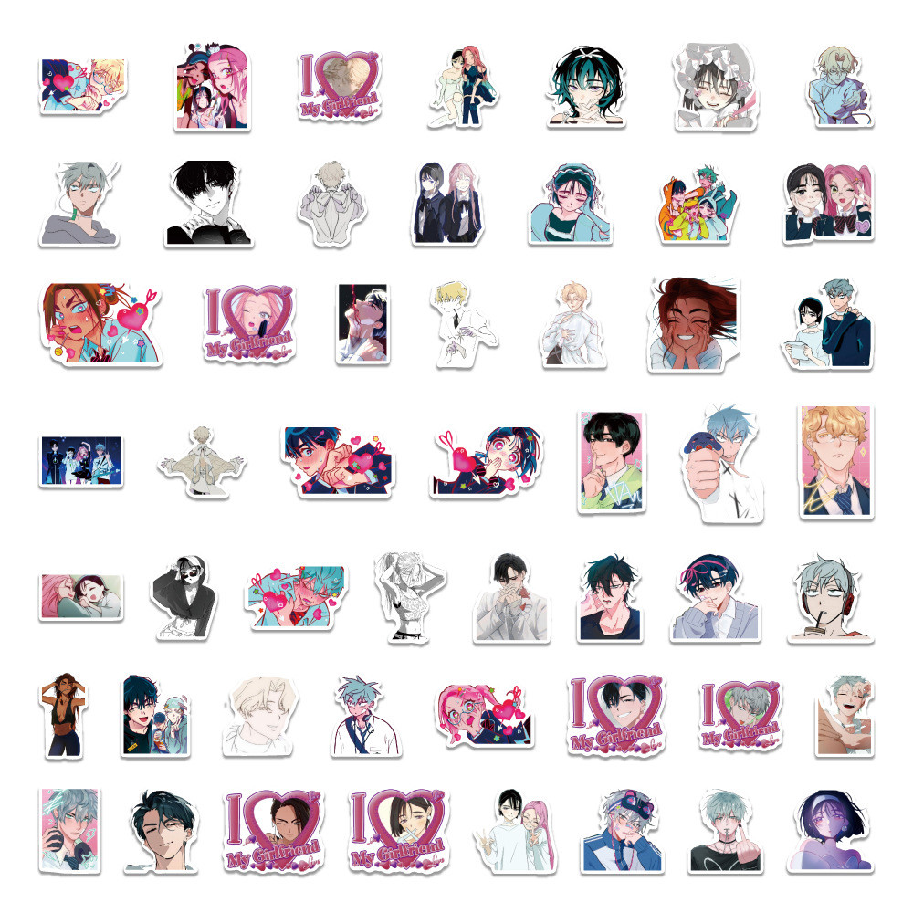50PCS Alien Stage Sticker Cartoon Cool Ivan Till Luka Sua Mizi Popular ...