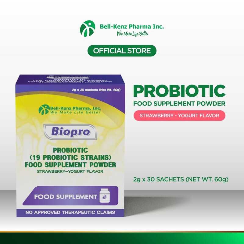 Biopro 19 Probiotic Strains Food Supplement Powder 30 Pcs 9Ff | Shopee ...