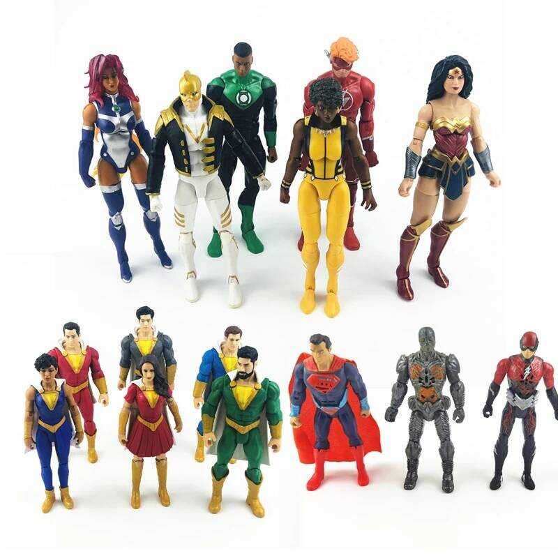 W DC Hero Erman The Flash Cyborg Shazam Koriand'r Ray Vixen Jebediah Of ...