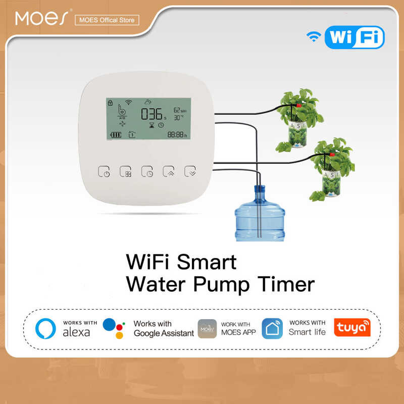 MOES Wifi Tuya Smart Watering Machine Automatic Micro Drip Irrigation ...