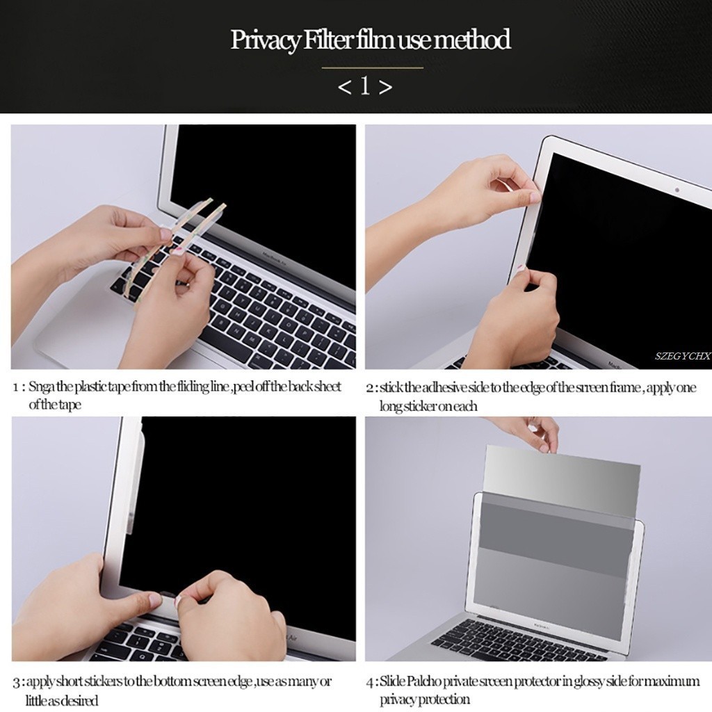 13 14 15.6 24 Inch 16:9 Privacy Filter Screen Protector Anti Spy ...
