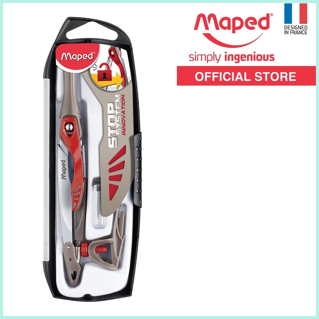 MAPED Stop System Innovation Compass 3-Piece Set Plastic (196310 ...