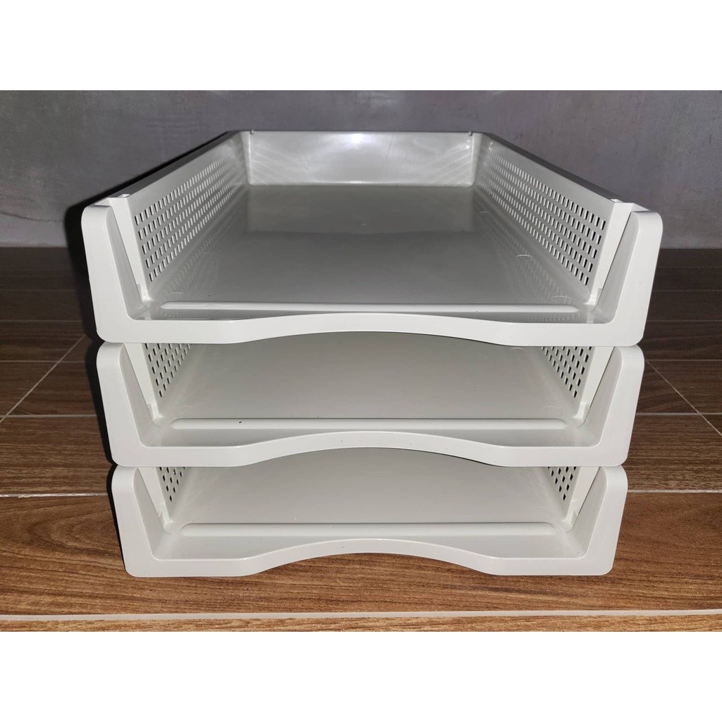 3 Layers Elegant document tray / paper holder / office rack / desktop ...